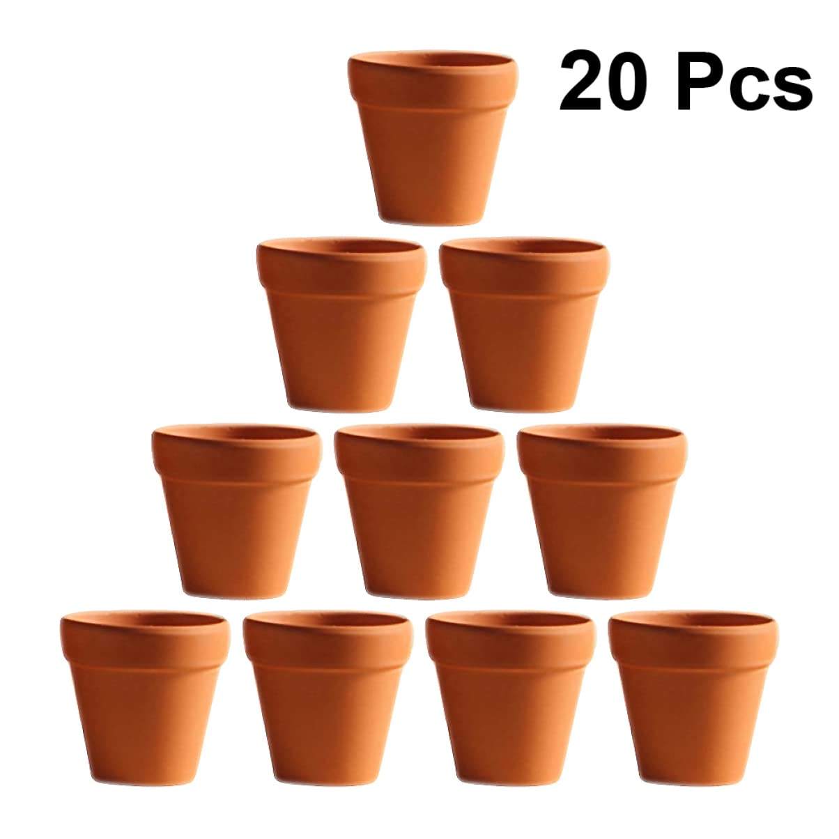 TOYANDONA 60 Pz Vasetti Terracotta Con Sottovaso 3,5 Cm Vaso Per Piante in Terracotta Vasi Per Fioriere in Piccoli Vasi Di Dargilla Piccola Ceramica Piccolo Cactus