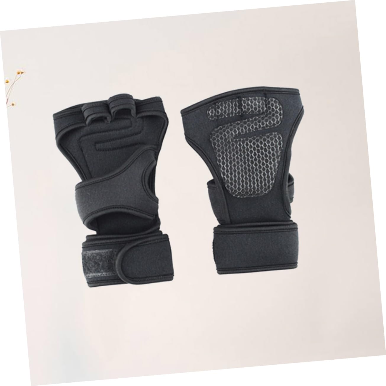 Uonlytech 3 Paia Di Guanti Da Ciclismo Fitness A Mezze Dita Da Uomo/donna Robusti Con Palmo Protettivo in Silicone Per Sollevamento Pesi