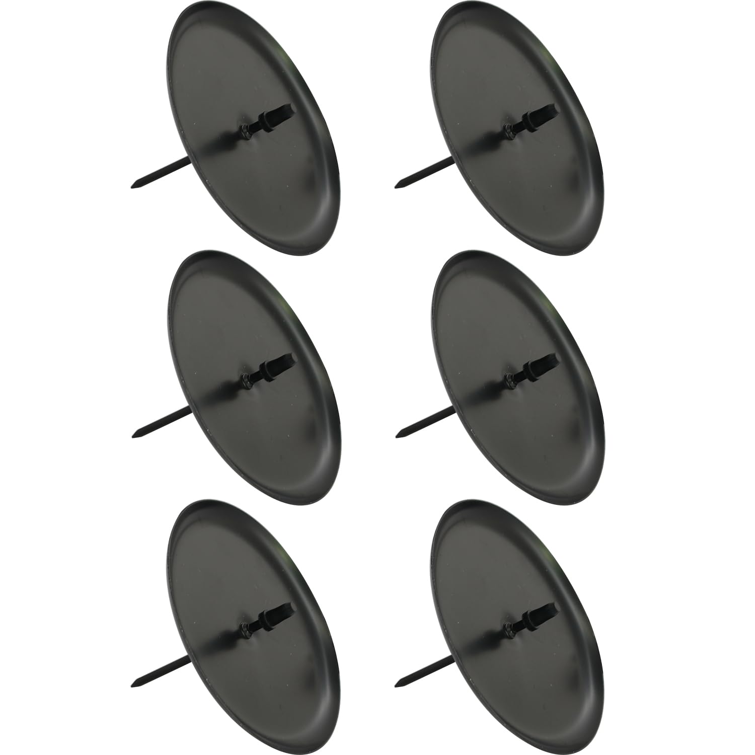 JCBIZ 6PCS DIY Handmade Candle Fixing Holder Stand Metal Pillar Candle Plate Wreath Candle Fixing Clips Tealight Stand Ornament for Home Shop Christmas Festival