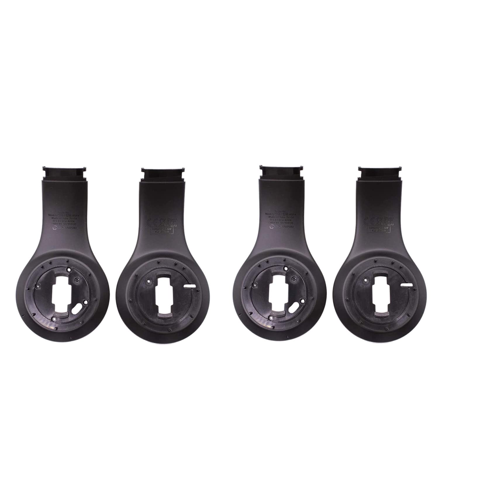 Nicfaky 2 Pair Earphone Inner Shell Replacement for Studio 3.0 Wireless Headphones Repair Parts Black