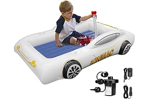 Inflatable Portable Toddler Travel Bed - Perfect for Camping and Road Trips