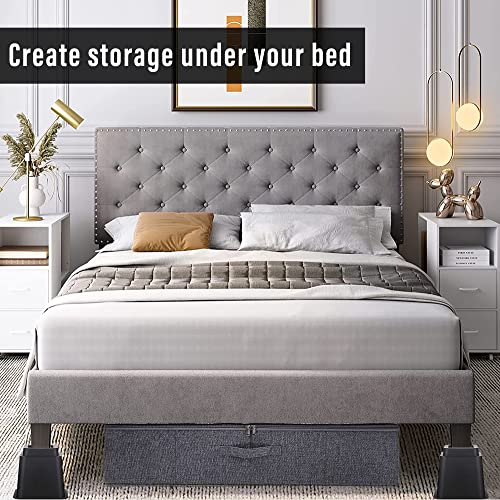 Montihold Bed Furniture Risers 5 Inch, Heavy Duty Bed Lifts In Heights Of 5 Inch, Supports Up To 3300 Lbs, Furniture Risers For Bed, Couch, Desk, Sofa, Chair, Table Legs Extenders (Set Of 6, Black) #TOP2