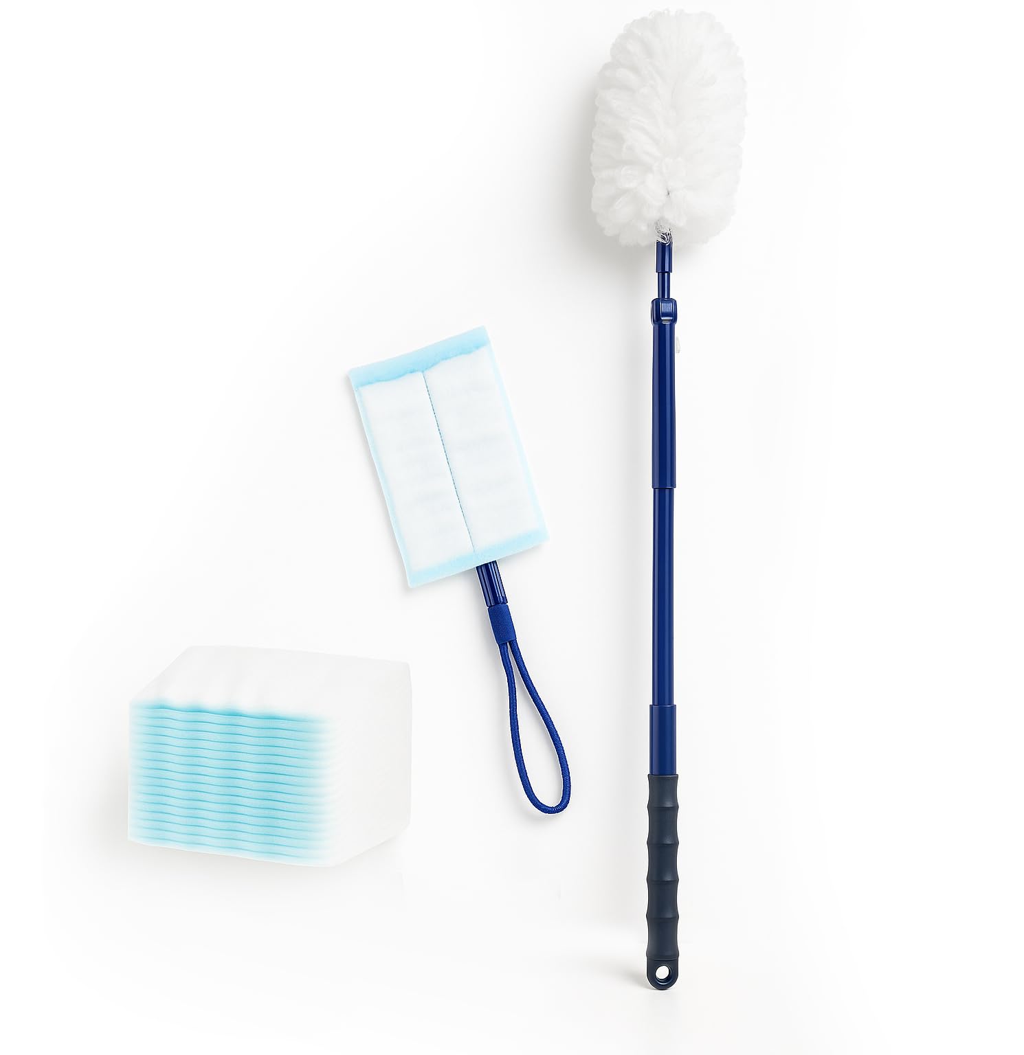 Plumeau télescopique en microfibre Conipa qui capture instantanément les poils d'animaux