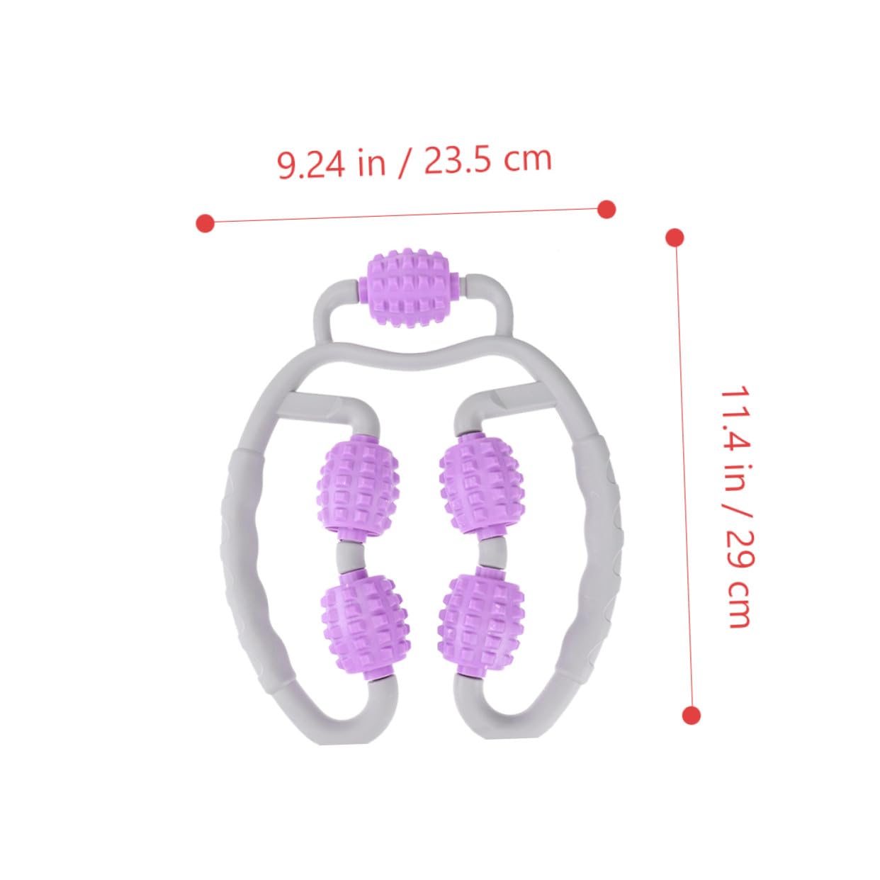 Rodillo de Masaje Portátil para Músculos de Piernas y Brazos, 2 Piezas, Material Abs, Uso Doméstico para Relajación Después del Ejercicio