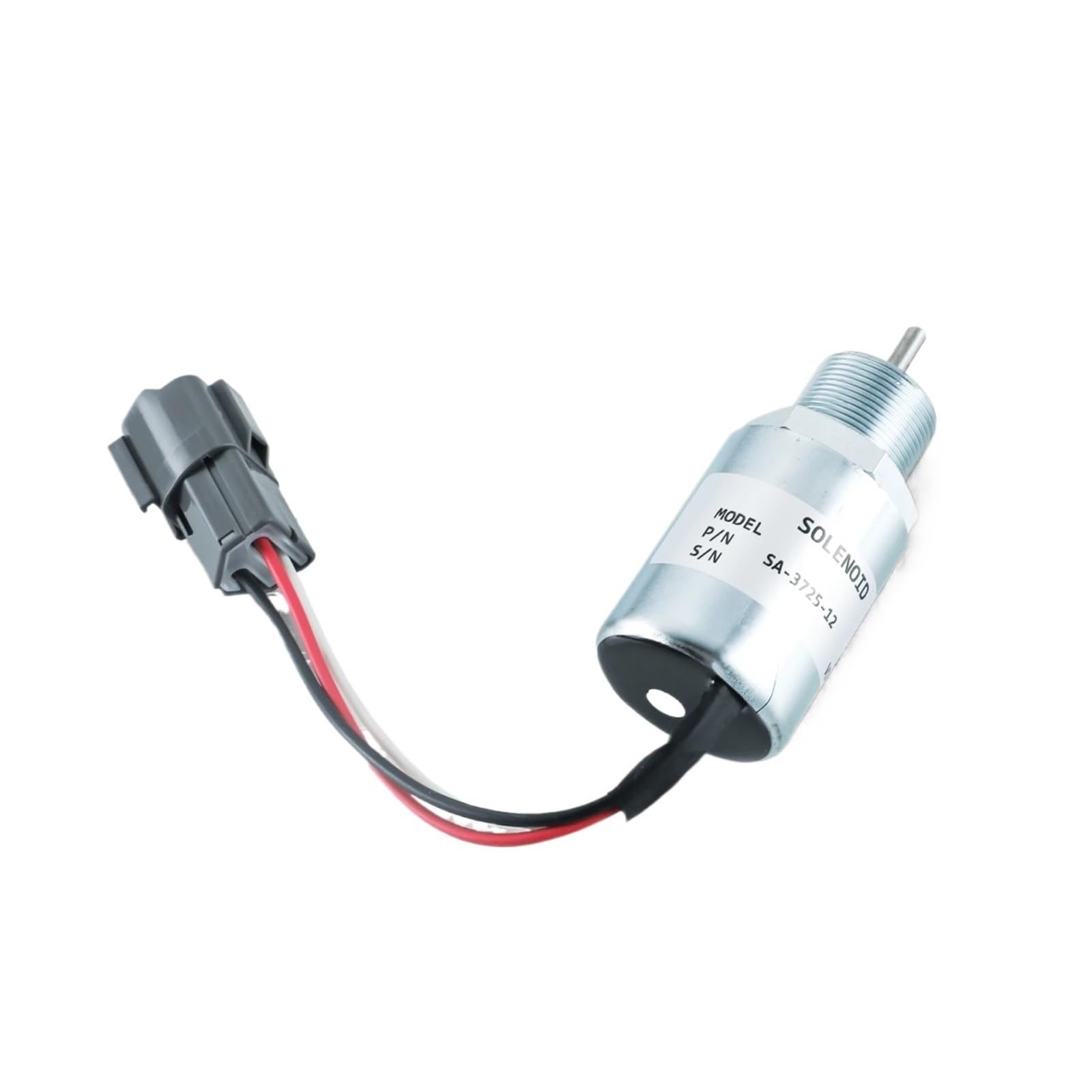 Solenoide de corte de combustible Solenoide de corte de combustible SA-3725-12 30A87-20402 Compatible con Mitsubishi y Volvo. Compatible con tractores Mahindra Max 28.