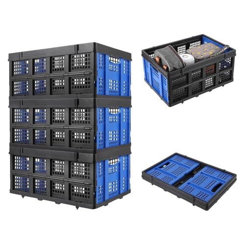 収穫コンテナ 耐荷重55ポンド 積み重ね可能 ハンドル付きで 折りたたみ 収納コンテナ オリコン ボックス 野菜 採集 積み重ね可能 運搬便利 農業収穫/果物店ディスプレイ/収納/運搬/物置/車載 3個