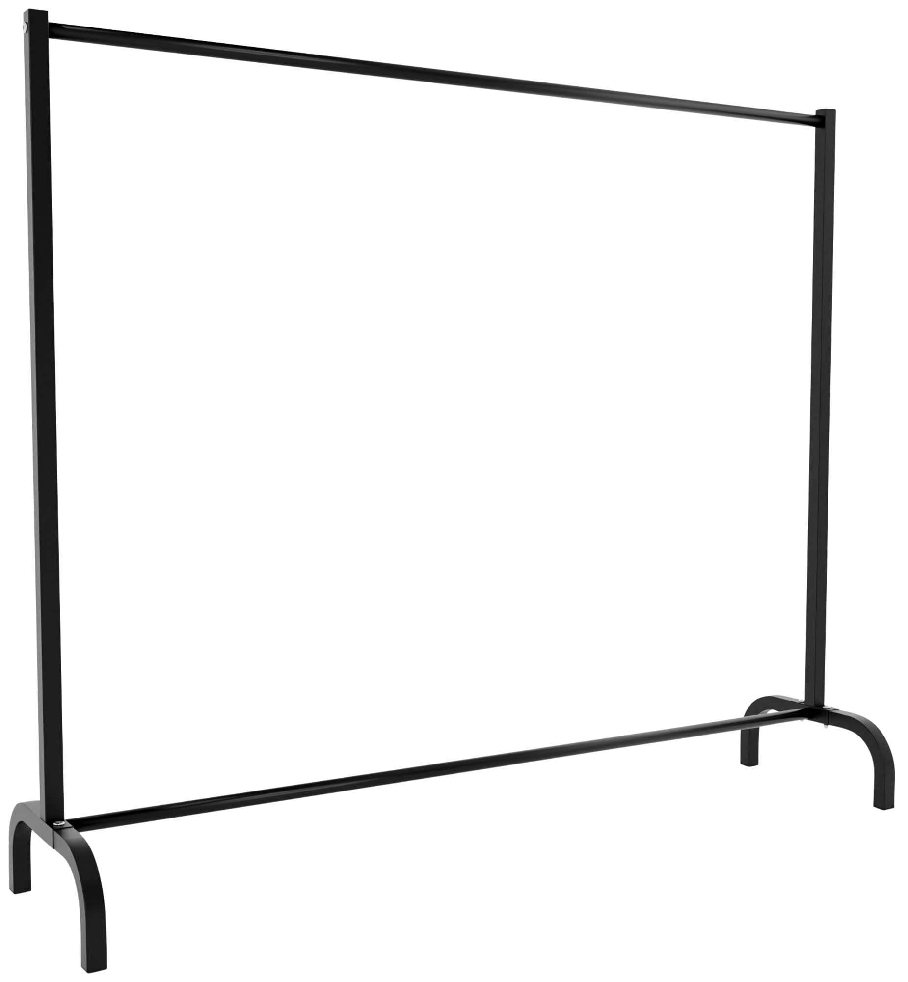 CLP Perchero De Pie Lara En Estilo Industrial I Burro Para Ropa Decorativo I Soporte Para Colgar & Organizar El Vestuario, Color:negro, Tamaño:150x38x120 cm
