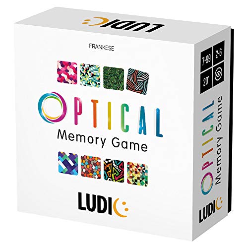Ludic Optical Juego De Memoria Mu27446 Juego De Sociedad para La Familia para 2-6 Jugadores Made In Italy