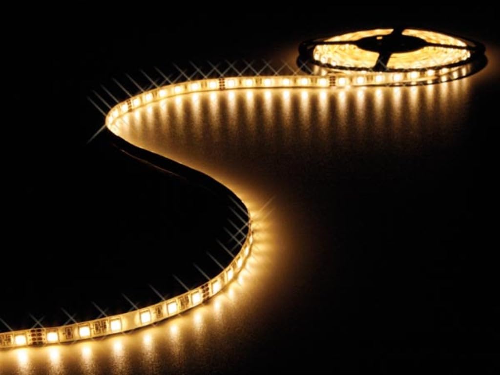 Velleman Taśma LED elastyczna, samoprzylepna, IP61, 300 diod LED, 5 m, 24 V, 3000K, ciepła biel