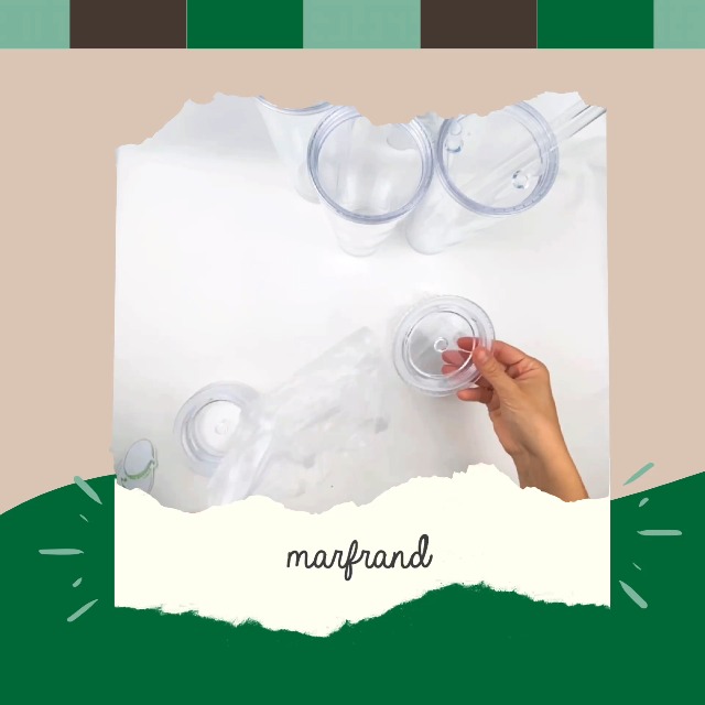 Verres Plastique Dur 700ml Avec Couvercle Et Paille - Sans BPA, Réutilisables Pour Fêtes