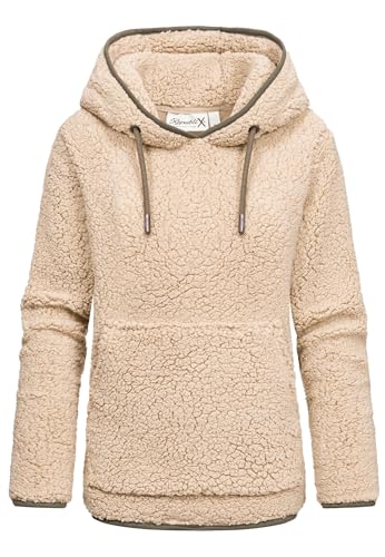 REPUBLIX Damen Teddy Kapuzenpullover Sweatjacke Plüsch Hoodie Pullover...