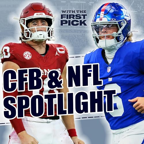 NFL & CFB Spotlight: Jaxson Dart Starting, John Mateer Surgery, 4 NEW Draft QBs That Caught Our Eye! cover art