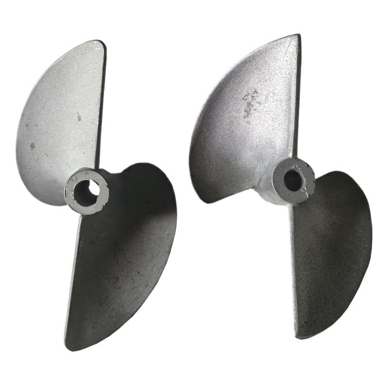 Hélice Semisumergida 78mm 5/6.35mm Agujero RC Barco 2 Palas 1PCS