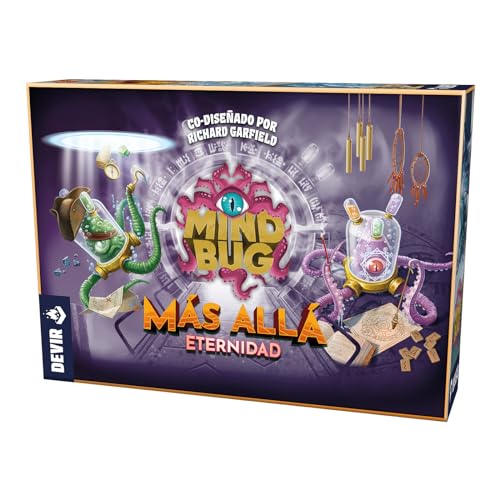 Devir   Mindbug: Expansión Más Allá Eternidad, Juego de Mesa, Juego de Cartas, Juego con Amigos Divertido, 2 Jugadores, (BGMBETSP)