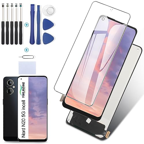 YWLRONG for OnePlus Nord N20 5G Screen Replacement for Nord N20 5G GN2200 LCD Display Touch Screen Digitizer Assembly with Kit