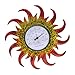 JINGLING Grands thermomètres extérieurs | Thermomètre d'extérieur en Forme de Soleil décoratif - Thermomètre Mural pour décoration d'intérieur et d'extérieur, Pas de Batterie nécessaire