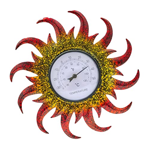 Rianpesn Große Außenthermometer,Terrassenthermometer Outdoor | Dekorative...