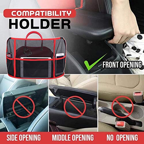 AxiBa suporte de bolso de rede para carro, organizador de malha de armazenamento de assento, bolsa d