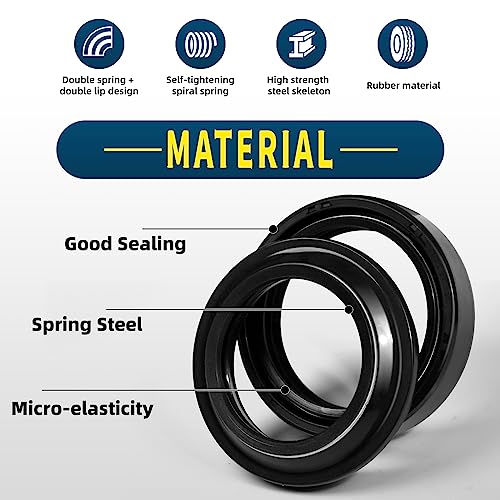 Image of 46 x 58 x 11mm Front Fork Oil Seal & Dust Seal Set for Kawasaki 600 ZX600 ZZR ZX-6R,900 ZX900 ZX-9R,ZZR600,for Yamaha WR250R WR250X WR250F WR400F XV1900,YZ 125 250 250F 400F 426F