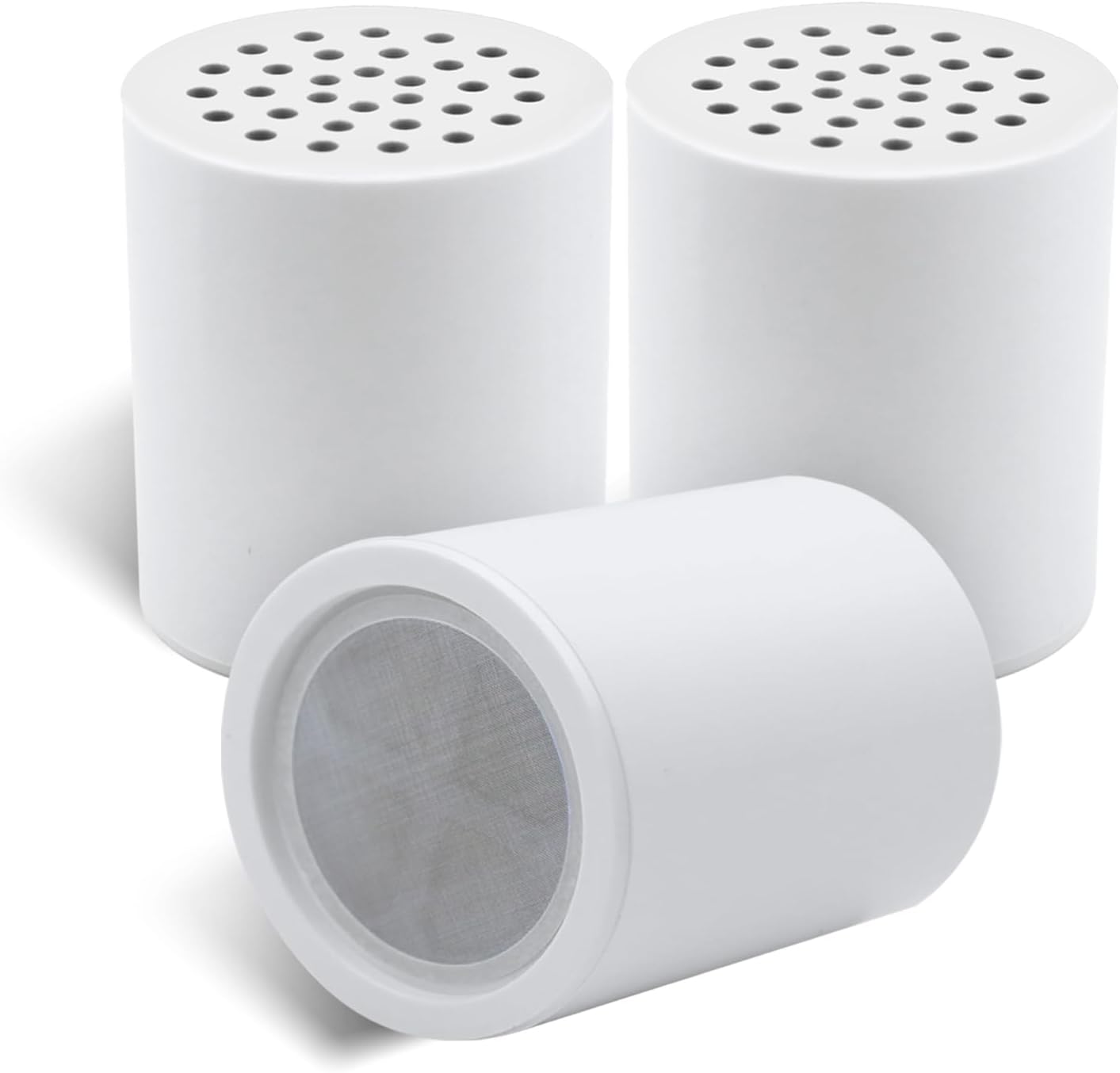 3-Pack Shower Filter Compatible with MDhair, 20-Stage Filtration Reduces Chlorine & Heavy Metals to Minimize Scalp Dryness for Shinier Hair.