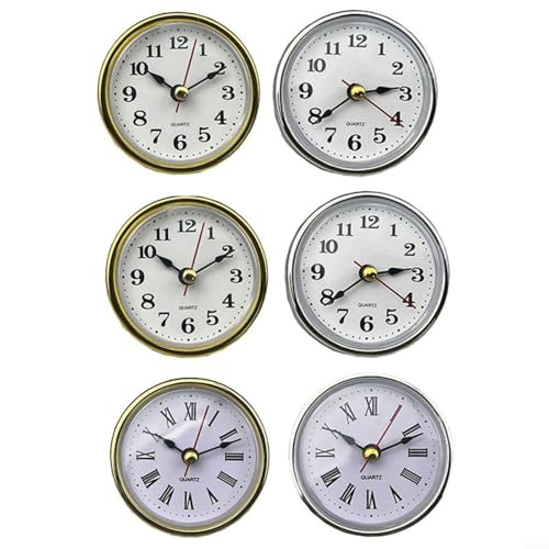 Snowchecking Mécanisme d'horloge à quartz de 65 mm avec chiffres arabes romains pour réparation d'horloge (G)