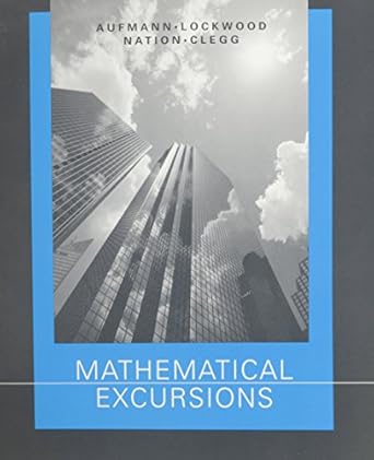 Amazon.com: Math Excursions, Custom Publication: 9780618533275: Aufmann ...