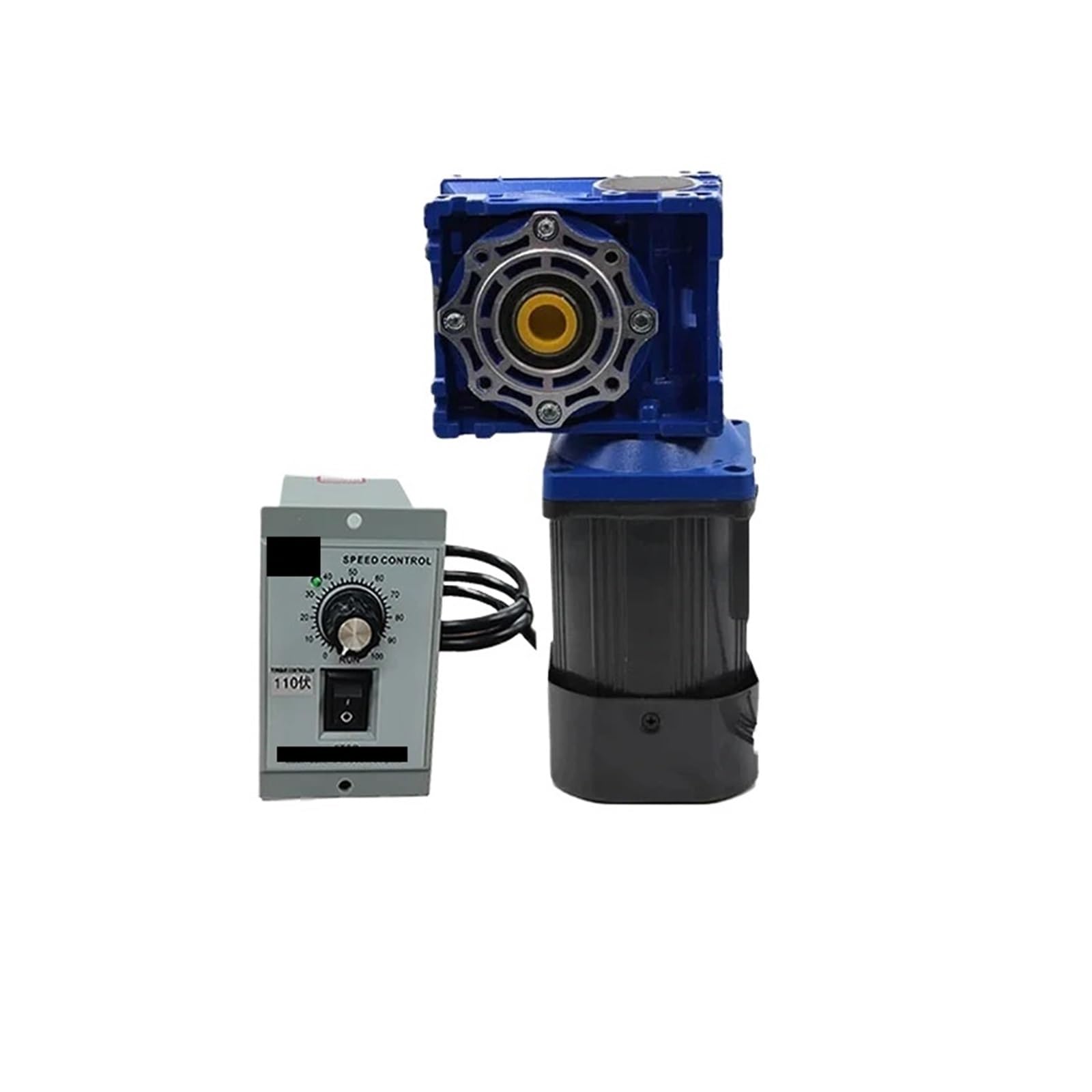 ANERTQUIH Asynchronous Motor RV40 110V 250W AC Worm Gear with Speed Reducer Regulator(0-27RPM)