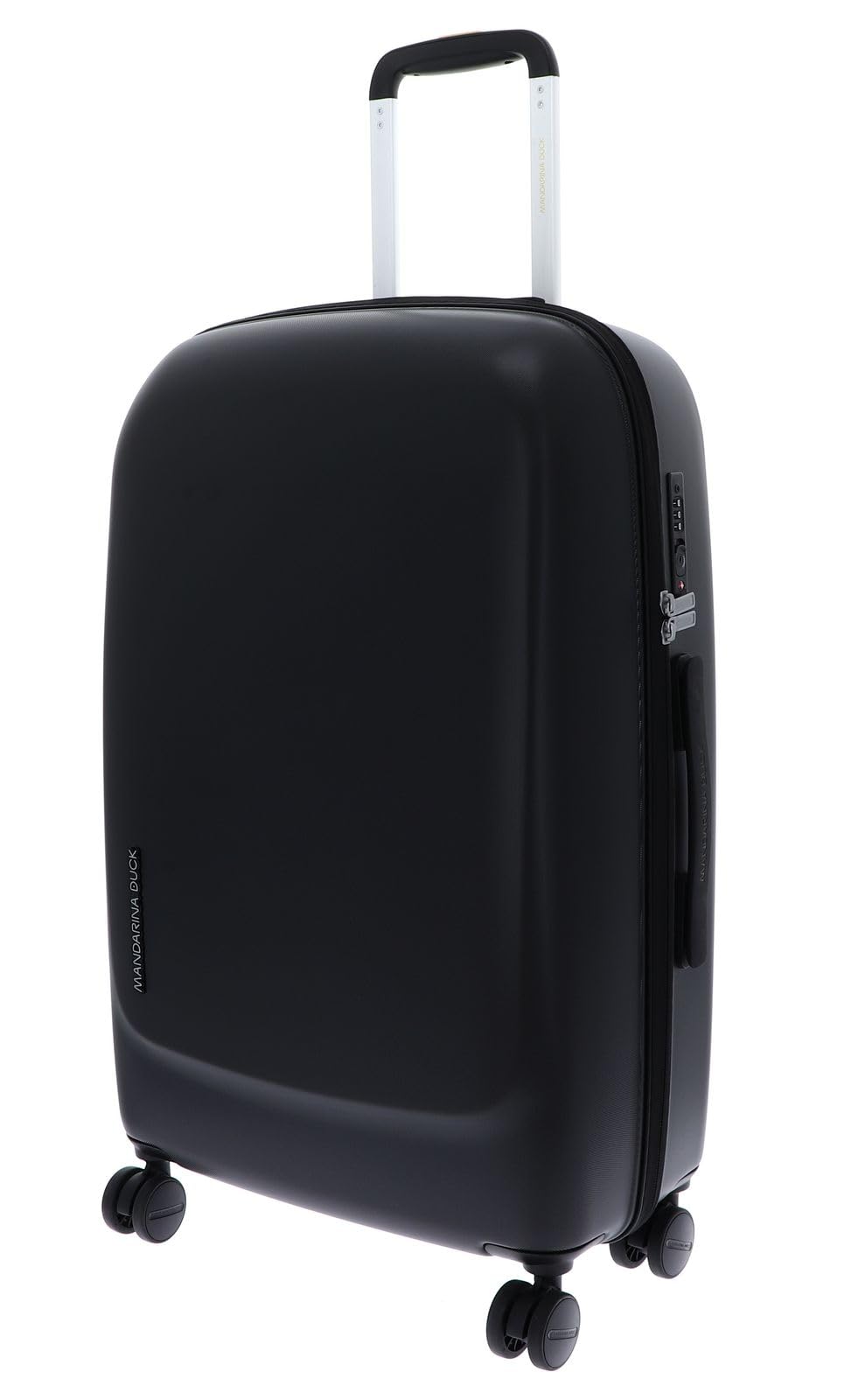 Mandarina Duck D-Drop 2.0 Suitcase Medium, Black, One Size, D-Drop 2.0