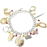 AYJBDGR Universe of Fandoms TV Movies Show Superhero Wonde Woman Charm Bracelet Gifts for Women