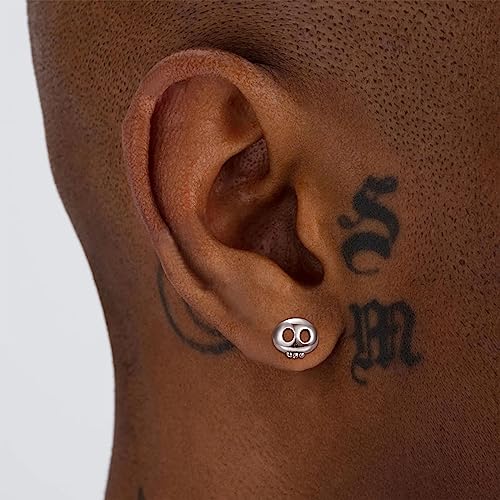 Dreamboat Sterling Silver Cute Halloween Earrings for Women Punk Earrings Men Black Jewelry Halloween Gifts for Adults4