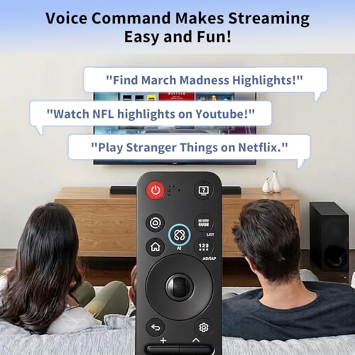 Image of Replacement for LG TV Remote, for All 2019-2025 LG Remote Control for Smart TVs with Voice and Pointer Function, for LG Magic Remote. 2-Year Warranty.