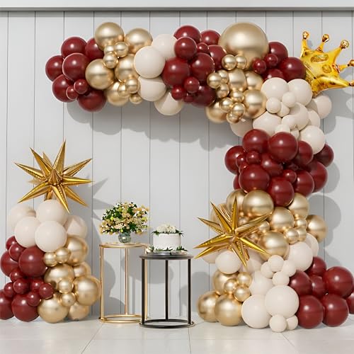 Image of Balloon Garland Kit, Party Decoration Set (Burgundy)
