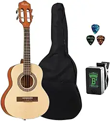 Cavaco Hofma Eletrico Com Capa e Afinador e Palhetas