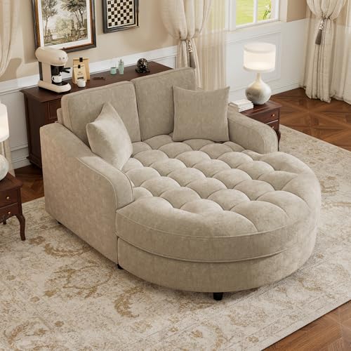 Olodumare Oversized Chaise Lounge Sofa Bed for Living Room, Modern