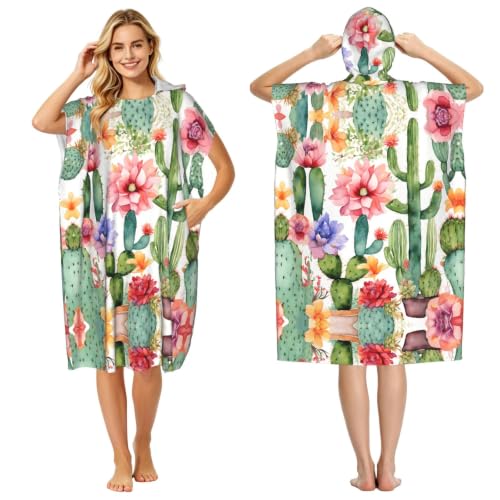 Peignoir à langer en microfibre légère avec capuche et serviette de bain - 2