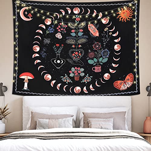 Dremisland Arazzo con fasi lunari estetico