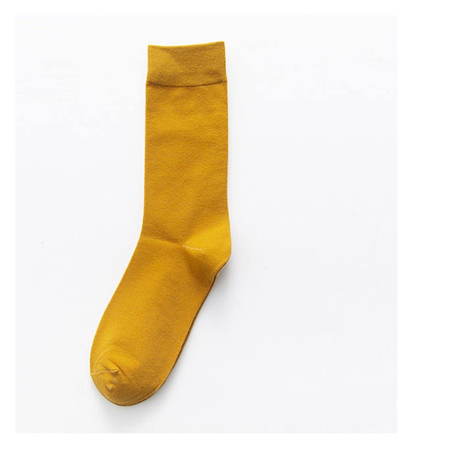 ZZSRJ Calcetines de algodón de Color Masculino Tamaño 39-46 Medias de otoño Vestido de Regalo de Regalo de Negocios Calcetines Casuales (Color : 10 Pairs Turmeric, tamaño : Size39-46)