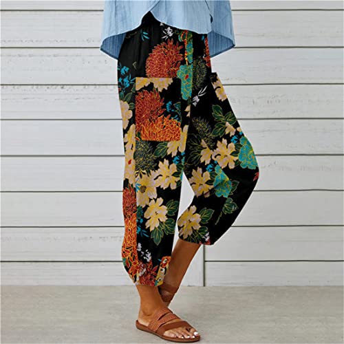 Image of Bozanly Women Casual Harem Pant Boho Loose Yoga Capris Trousers 2026