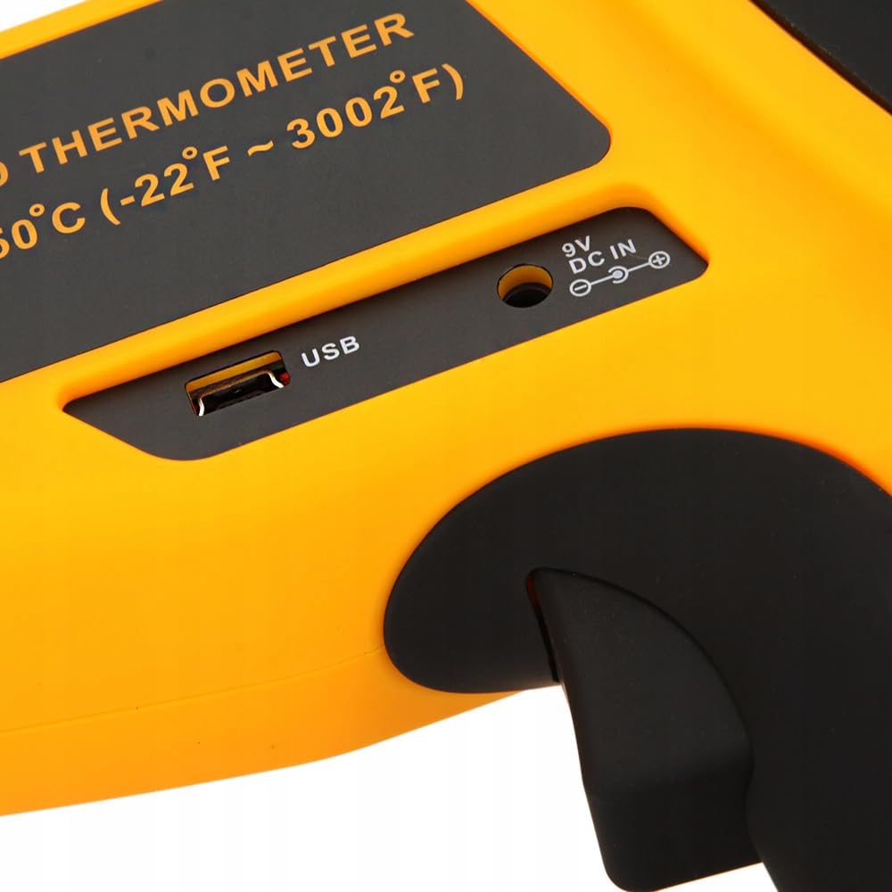 PIROMETR TERMOMETR LASEROWY BEZDOTYKOWY EMISYJNOŚĆ PODCZERWIEŃ -30+1650°USB