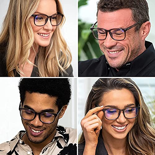 Image of Readerest Blue Light Reading Glasses - Lightweight Computer Glasses w /Spring Hinges - UV Protection, Anti Glare & Eye Strain