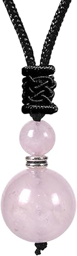 Collares de cristal para mujeres y hombres, ojo de tigre, amatista y obsidiana, collar redondo para protección, cristales y piedras curativas,