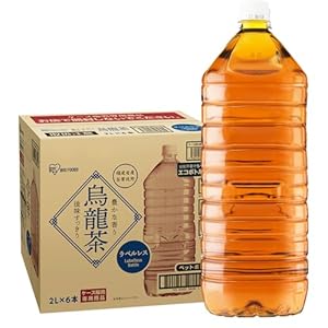 アイリスオーヤマ（IRIS OHYAMA） 烏龍茶 ラベルレス 2L×6本 807円（134.5円/本）！プライム会員送料無料！