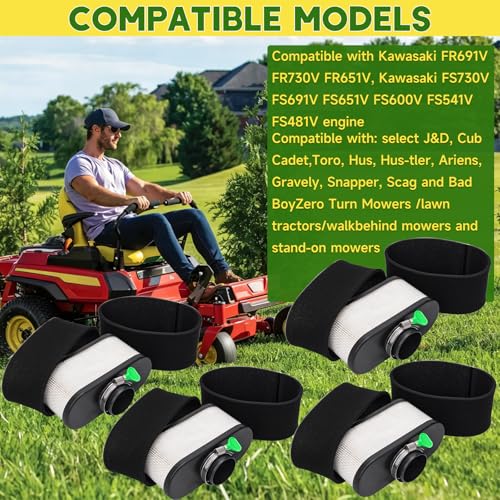 Image of 4 Pack FR691V Air Filter 11013-0752 Pre Filter 11013-7046