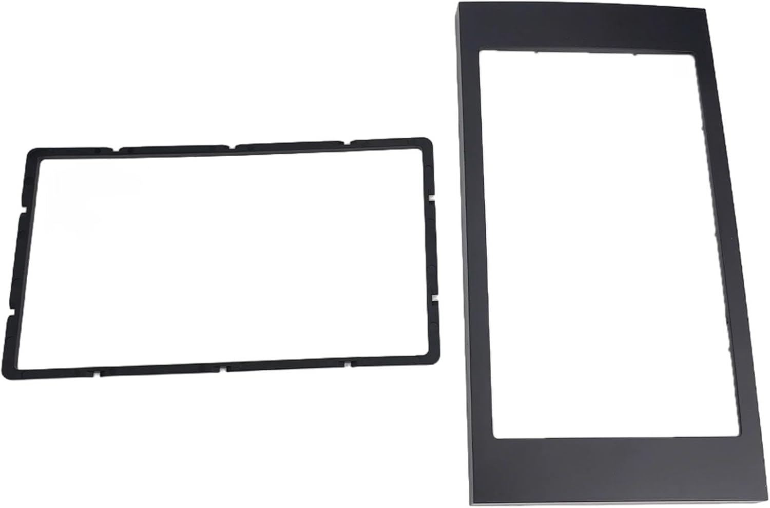 車用インストルメントパネル DVDナビゲーションオーディオフレーム 2DINステレオラジオフェイシアパネルフレームトリム に適合する