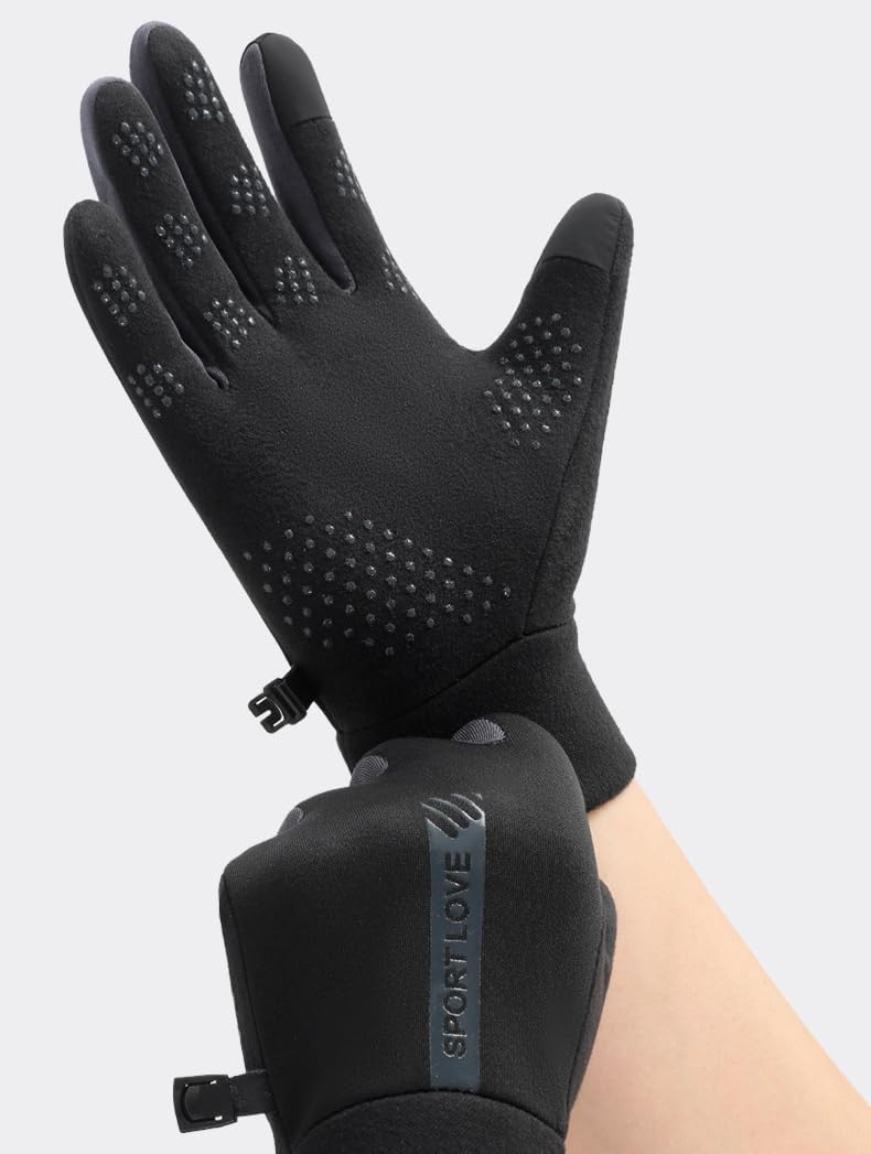 Women Winter Warm Gloves - Soft Fashionable Touchscreen Cycling Gloves for Cold Weather - Image 3