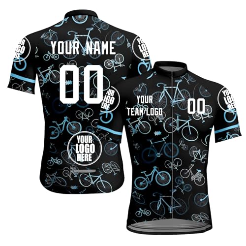 Maillot Ciclismo Hombre Mujer Personalizado Nombre Equipo Tu Nombre Logo Bicicleta Ropa Maillot Camiseta Personalizada A10