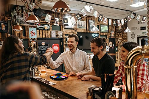 image for AZDVZD 8 Inch Table Spinning Wheel,Double-Sided 8/16 Slot Color Prize 