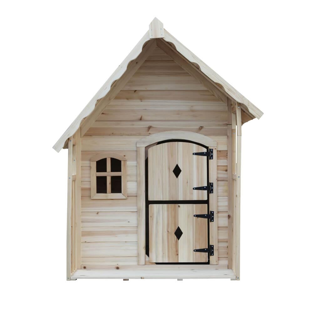 Home Deluxe Spielhaus Kimi – Natur | Holz-Kinderhaus für Garten & Outdoor-Spielspaß