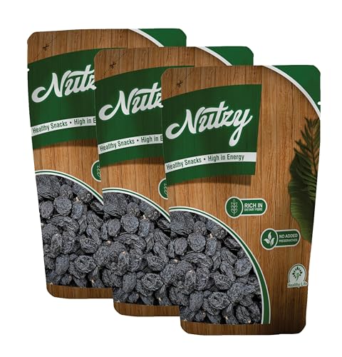Nutzy Dried Black Grapes -600 Grams (3*200 Grams) (B0B4C8C2FF) Amazon Price History, Amazon Price Tracker