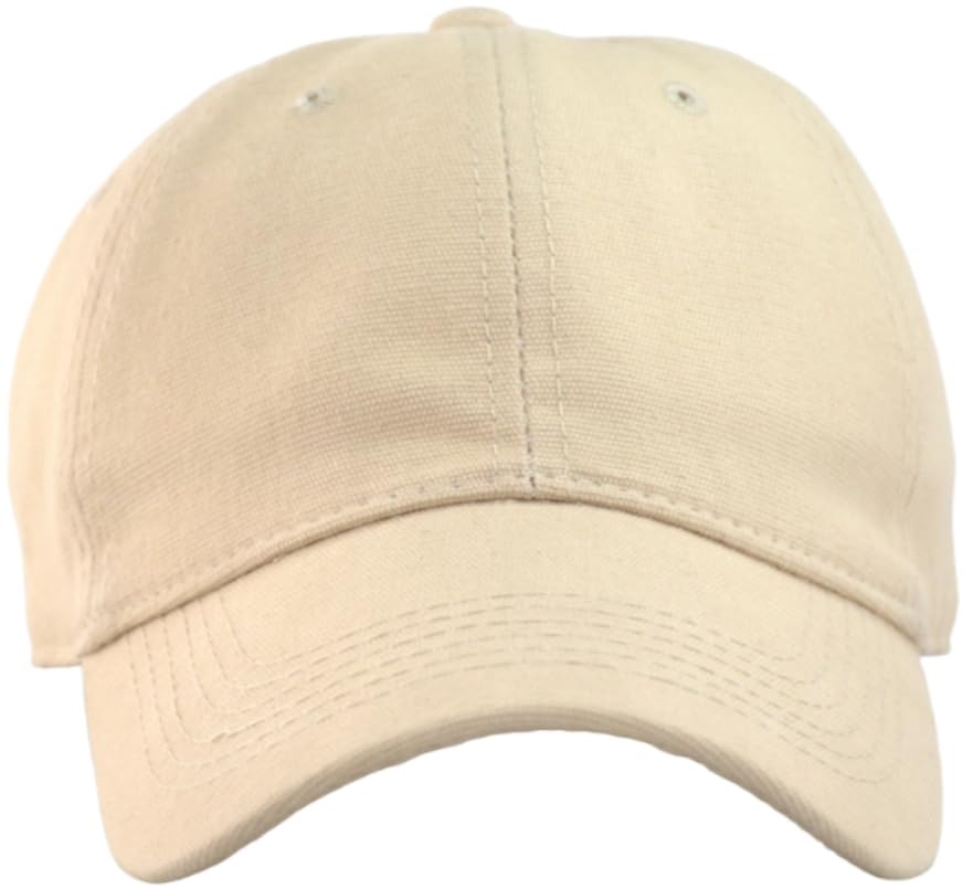 Image of Vintage Washed Cotton Baseball Caps Men Women Adjustable Unstructured Low Profile Dad Hat
